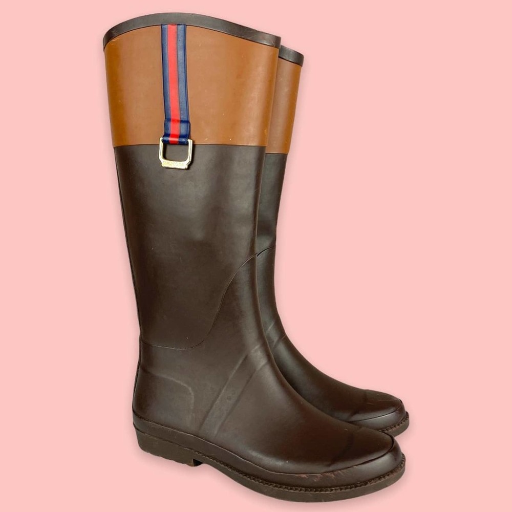 Tommy Hilfiger Viktoria Tall Rubber Rain Boots